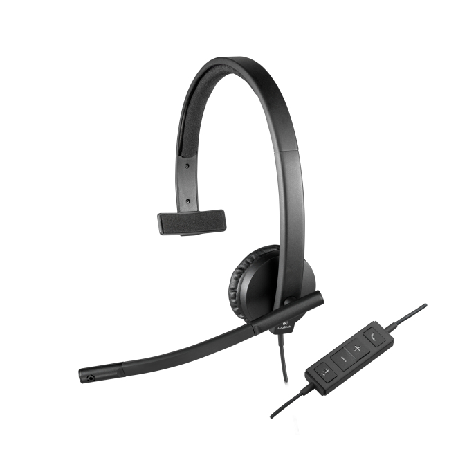 Logitech 981-000571 auricular y casco Auriculares Alámbrico Diadema Oficina/Centro de llamadas USB tipo A Negro