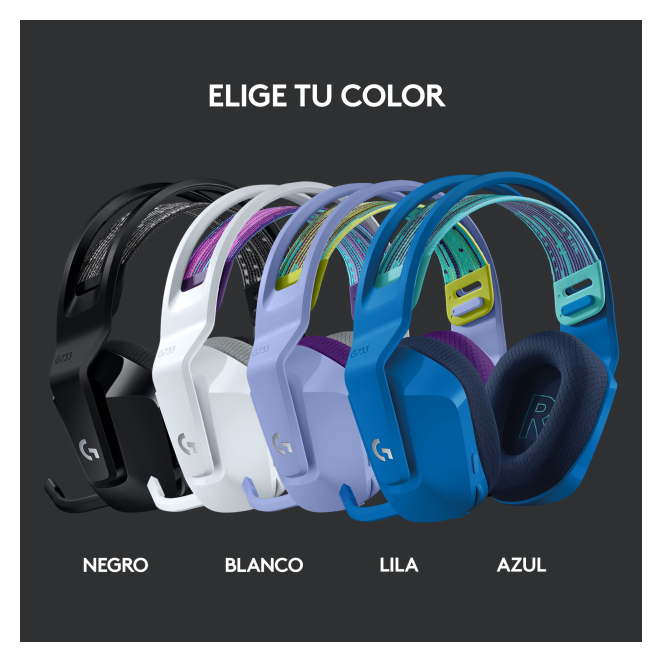 Logitech G 981-000864 auricular y casco Auriculares Inalámbrico Diadema Juego Negro