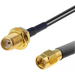 MaxLink 08-SF-SM-003 cable coaxial 0,3 m SMA Negro, Oro