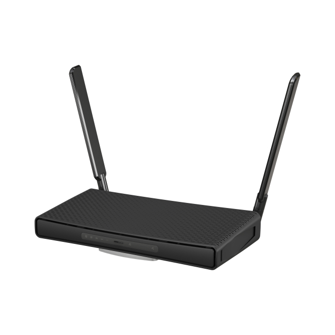 Mikrotik hAP ax³ router inalámbrico Gigabit Ethernet Doble banda (2,4 GHz / 5 GHz) Negro