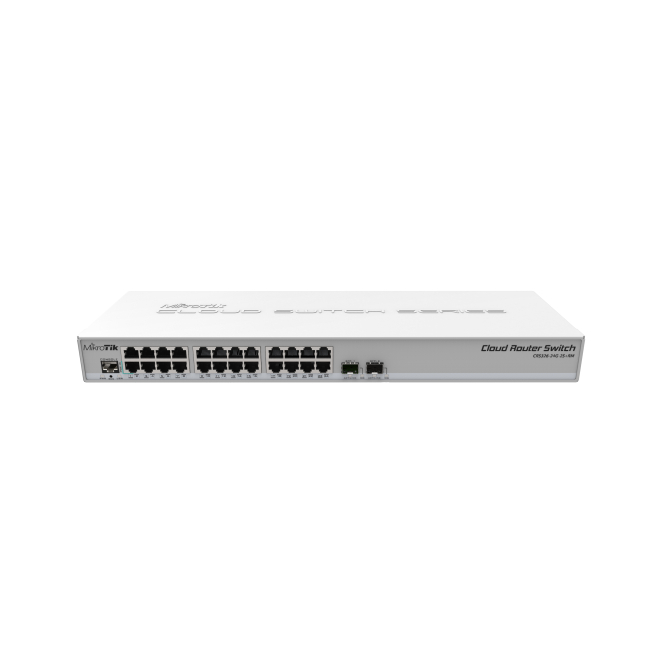 Mikrotik CRS326-24G-2S+RM switch Gestionado L2 Gigabit Ethernet (10/100/1000) Gris