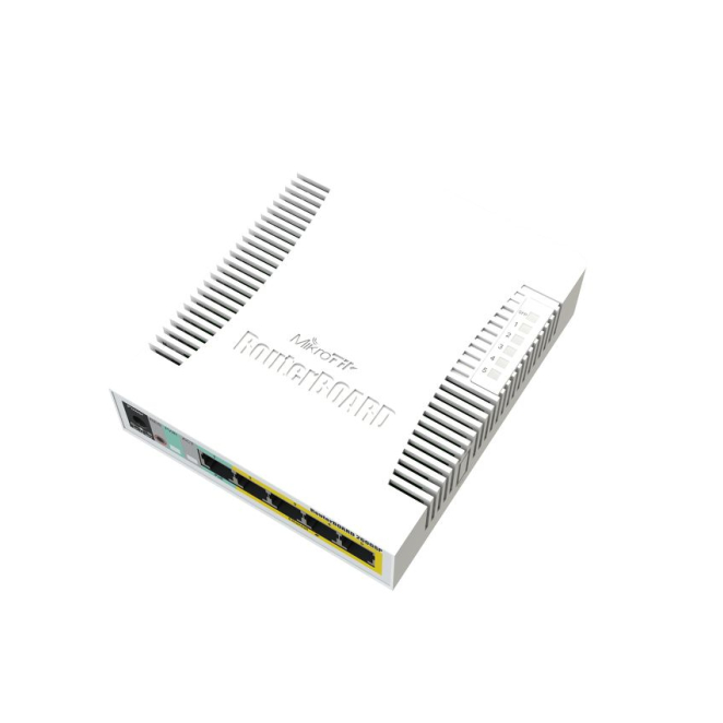 Mikrotik CSS106-1G-4P-1S switch Gigabit Ethernet (10/100/1000) Energía sobre Ethernet (PoE) Blanco
