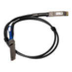 Mikrotik DDQ+DA0001 Cable de fibra óptica e InfiniBand 1 m QSFP-DD DAC Negro