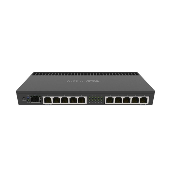 Mikrotik RB4011IGS+RM router Gigabit Ethernet Negro
