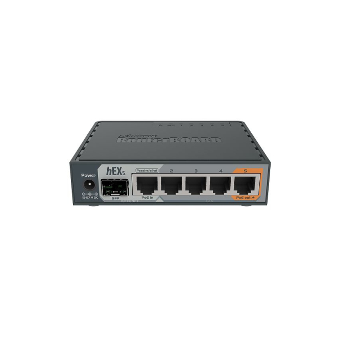 Mikrotik hEX S router Gigabit Ethernet Negro