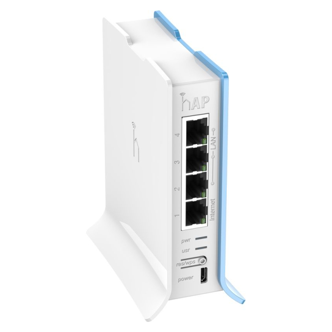 Mikrotik RB941-2ND-TC punto de acceso inalámbrico 300 Mbit/s Azul, Blanco