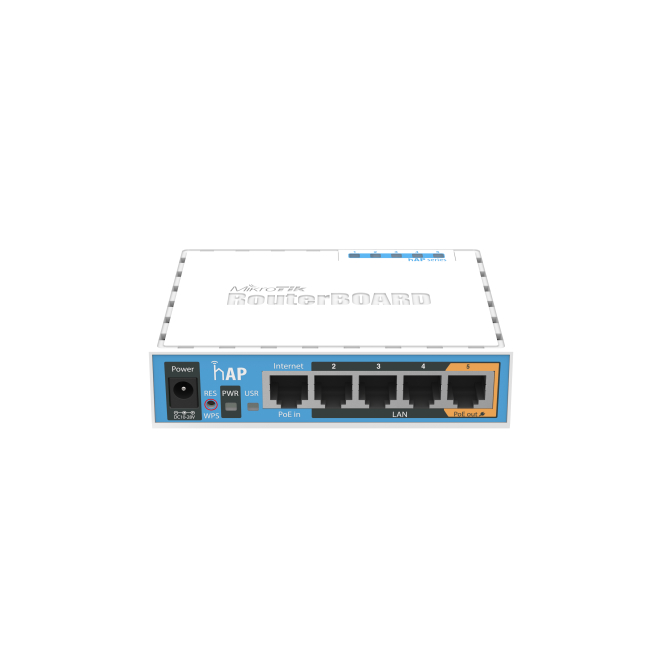 Mikrotik hAP Blanco Energía sobre Ethernet (PoE)