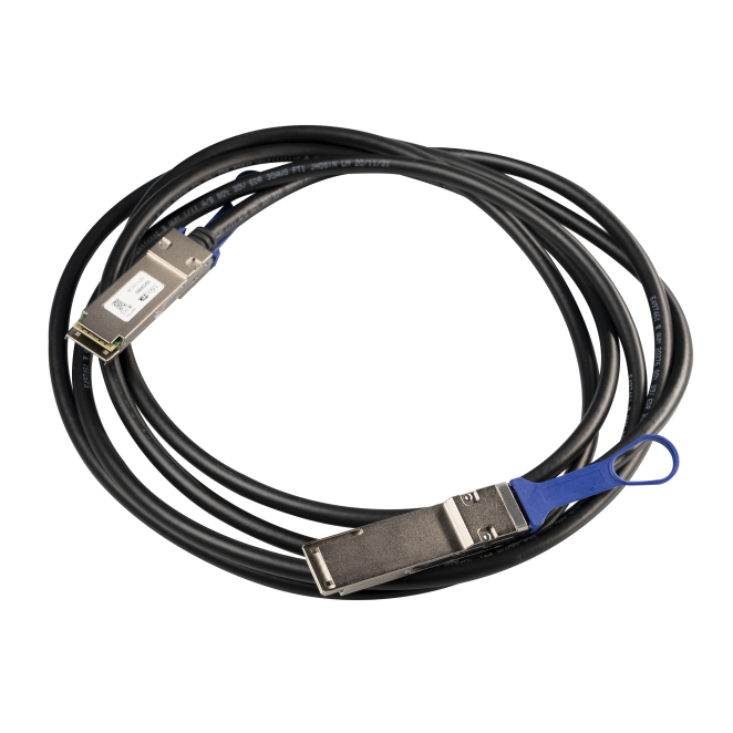 Mikrotik XQ+DA0003 Cable de fibra óptica e InfiniBand 3 m QSFP+ to QSFP+ / QSFP28 to QSFP28 Negro