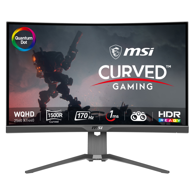 MSI MAG 275CQRF QD pantalla para PC 68,6 cm (27″) 2560 x 1440 Pixeles Wide Quad HD Negro