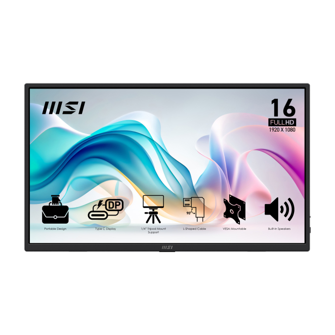 MSI PRO MP165 E6 monitor portátil 15.6 pulgadas LED