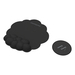 Muitomas MOUSEPADBK alfombrilla para ratón Negro