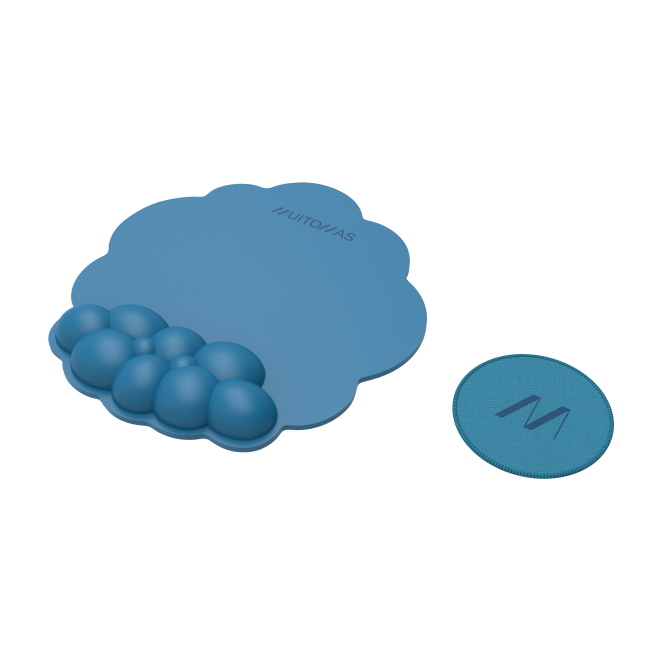 Muitomas MOUSEPADBL alfombrilla para ratón Azul
