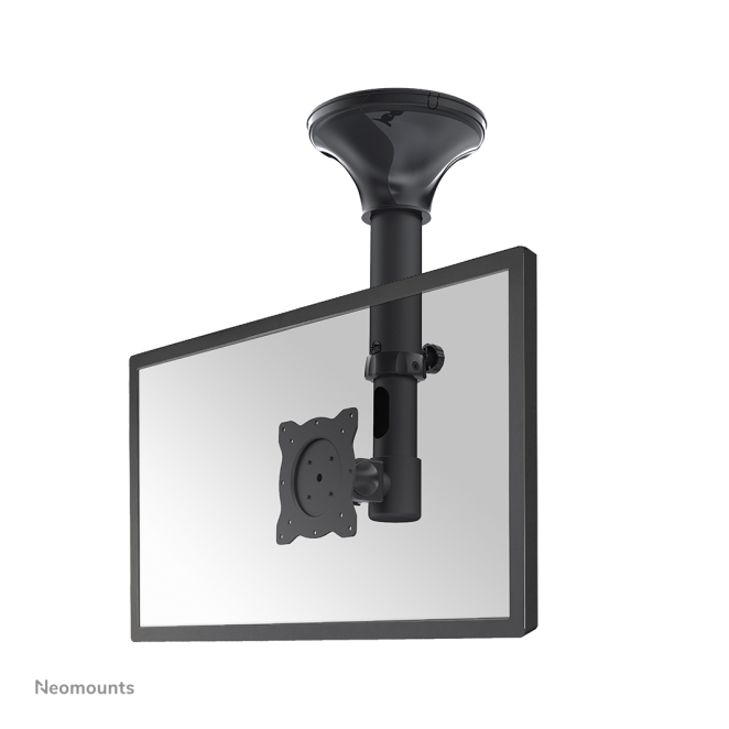 Neomounts FPMA-C025BLACK Soporte de techo para monitor/TV 10-30″ - alt. 37-47 cm - inclinable