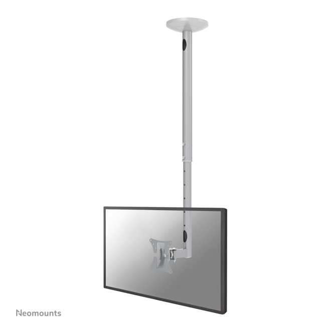 Neomounts FPMA-C050SILVER Soporte de techo para monitor/TV 10-30″ - alt. 60-85 cm