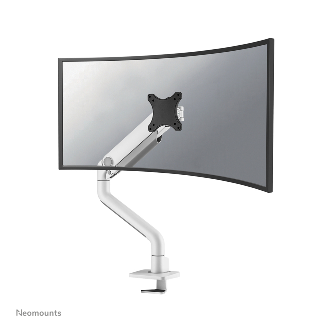 Neomounts DS70S-950WH1 Brazo de monitor 17-49″ - resorte de gas - Topfix - Tope-a-180°
