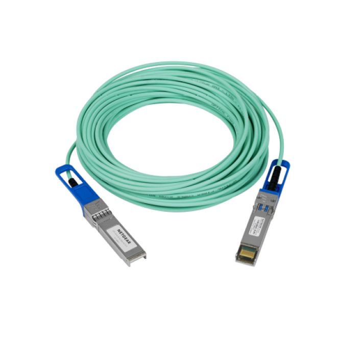 NETGEAR AXC7615 Cable de fibra óptica e InfiniBand 15 m SFP+ Turquesa