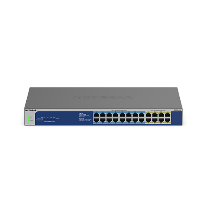 NETGEAR GS524UP No administrado Gigabit Ethernet (10/100/1000) Energía sobre Ethernet (PoE) Gris