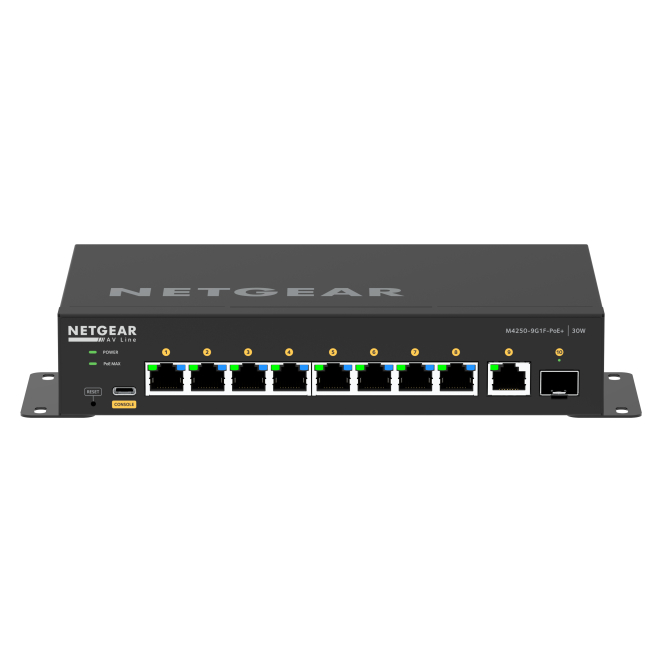 NETGEAR GSM4210PD-100EUS switch Gestionado L2/L3 Gigabit Ethernet (10/100/1000) Energía sobre Ethernet (PoE) Negro