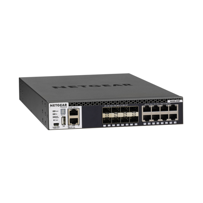 NETGEAR M4300-8X8F Gestionado L3 10G Ethernet (100/1000/10000) 1U Negro