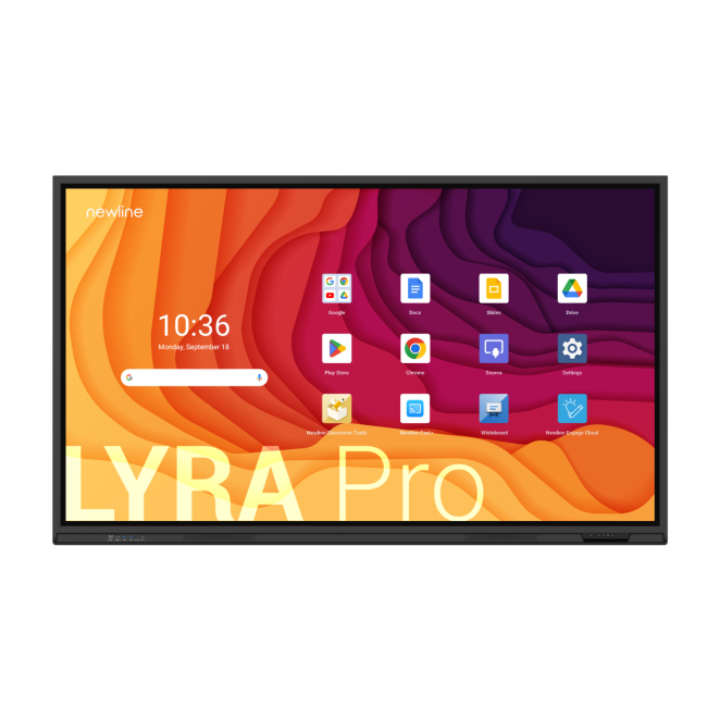 Newline TT-9823QA pizarra blanca interactiva 2,49 m (98″) 3840 x 2160 Pixeles Pantalla táctil Negro