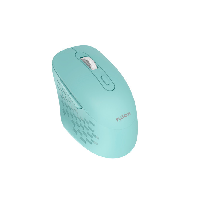 Nilox RATON DUAL WIRELESS 1600 DPI VERDE ratón Oficina Bluetooth + USB Type-A Óptico