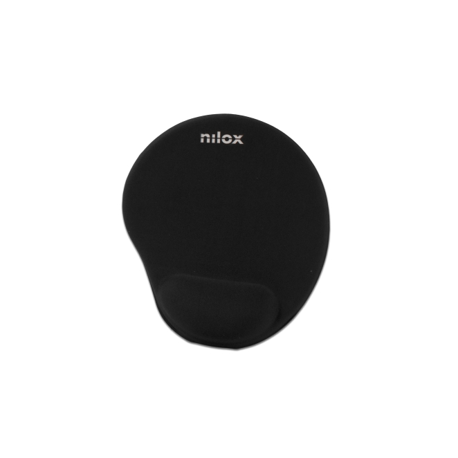 Nilox Alfombrilla ergonómica de color negro de