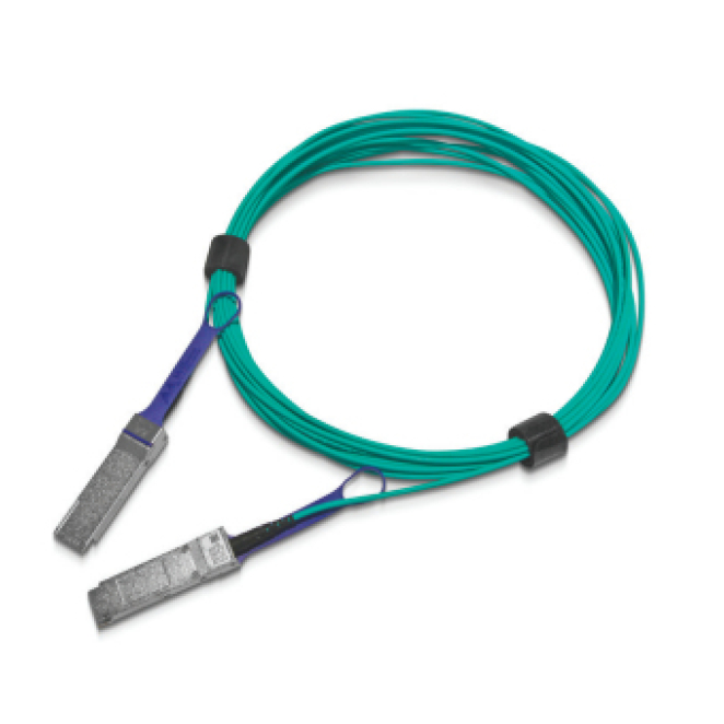 Nvidia MFA1A00-C030 Cable de fibra óptica e InfiniBand 30 m QSFP Azul