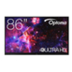 Optoma H1F0H08BW101 pizarra blanca interactiva 2,18 m (86″) 3840 x 2160 Pixeles Pantalla táctil Negro USB