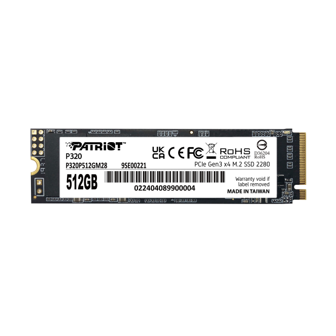 Patriot Memory P320 512 GB M.2 PCI Express 3.0 NVMe