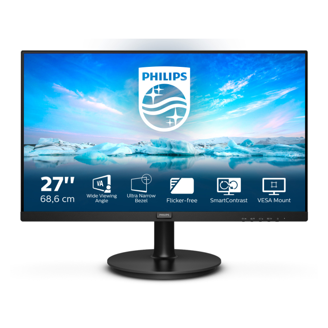 Philips V Line 271V8L/00 LED display 68,6 cm (27″) 1920 x 1080 Pixeles Full HD Negro