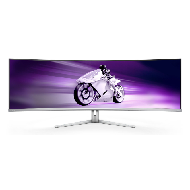 Philips Evnia 8000 49M2C8900/00 pantalla para PC 124,2 cm (48.9″) 5120 x 1440 Pixeles Dual QHD QD-OLED Blanco