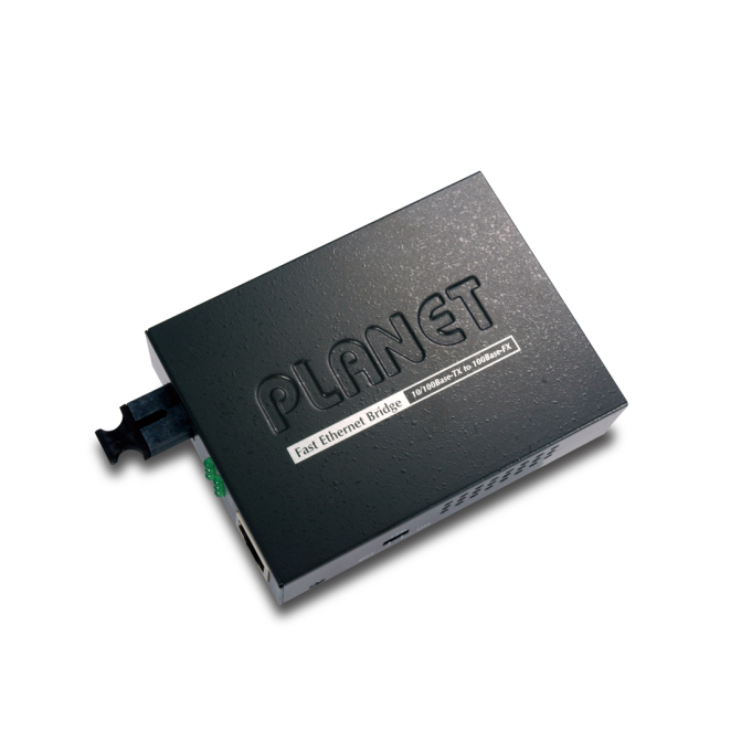 PLANET FT-806A20 convertidor de medio 100 Mbit/s 1310 nm Monomodo Negro