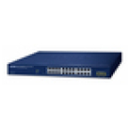 PLANET 24-Port 10/100/1000T + 2-Port Gestionado L2 Gigabit Ethernet (10/100/1000) Azul