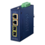 PLANET IP30 Compact size 2-Port IGTP-2205AT convertidor de medio Azul
