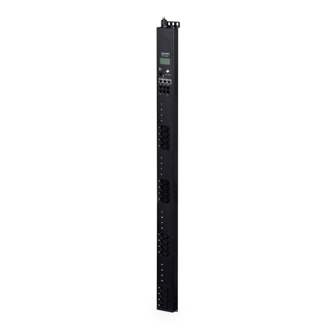 PLANET Vertical IP-based 16-port unidad de distribución de energía (PDU) 0U Negro