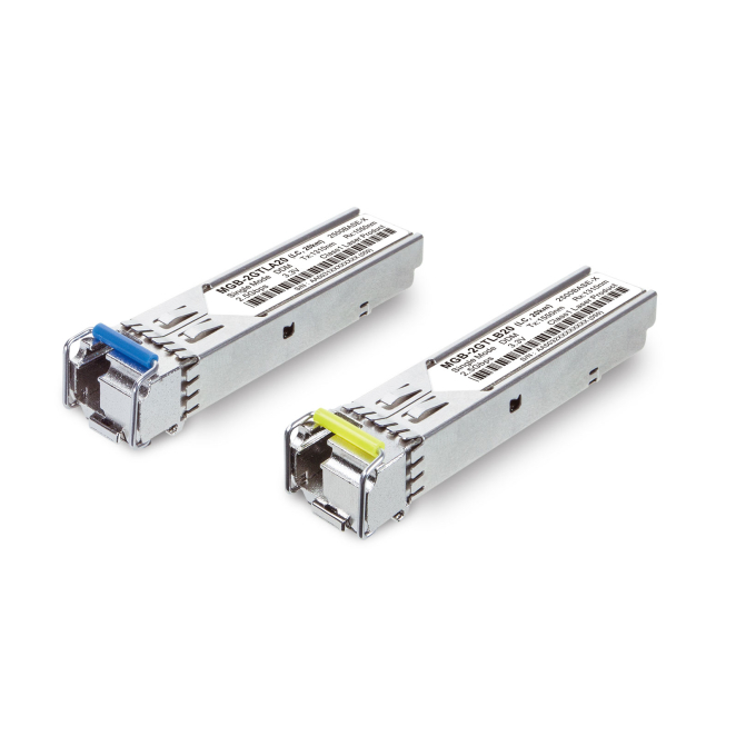 PLANET MGB-2GTLA20 red modulo transceptor Fibra óptica SFP