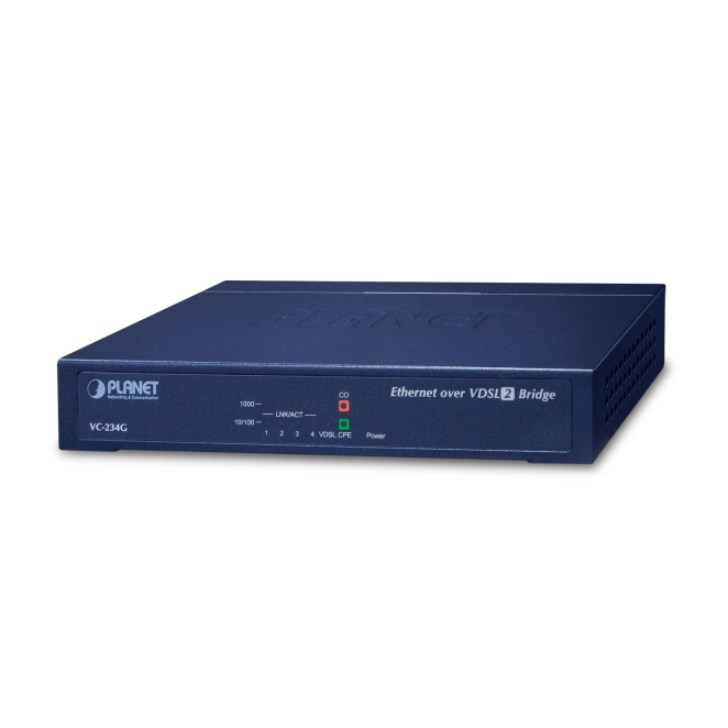 PLANET VC-234G repetidor y transceptor Puente wifi 1000 Mbit/s Azul