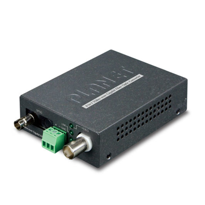 PLANET VF-101G-KIT convertidor de medio Negro
