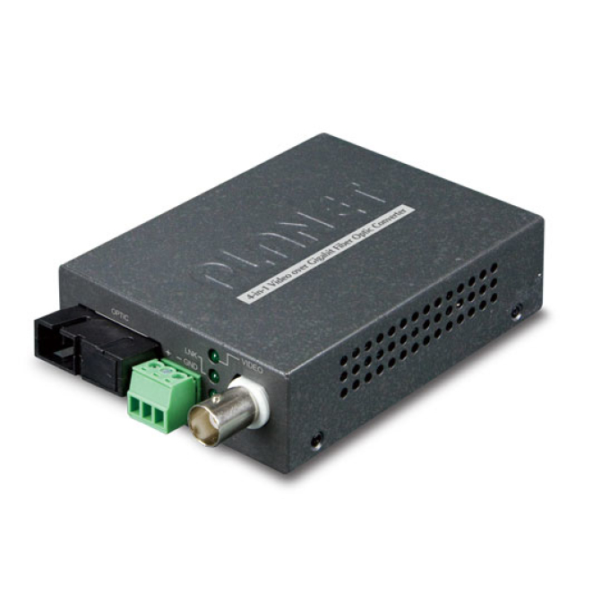 PLANET VF-106G-KIT convertidor de medio Negro