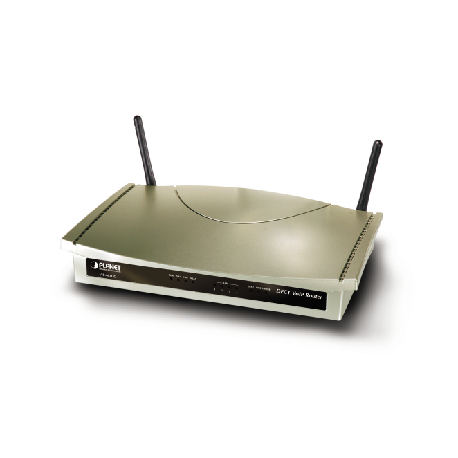 PLANET 802.11G WIFI DECT/VOIP 2-VOICE CHANNEL router Plata