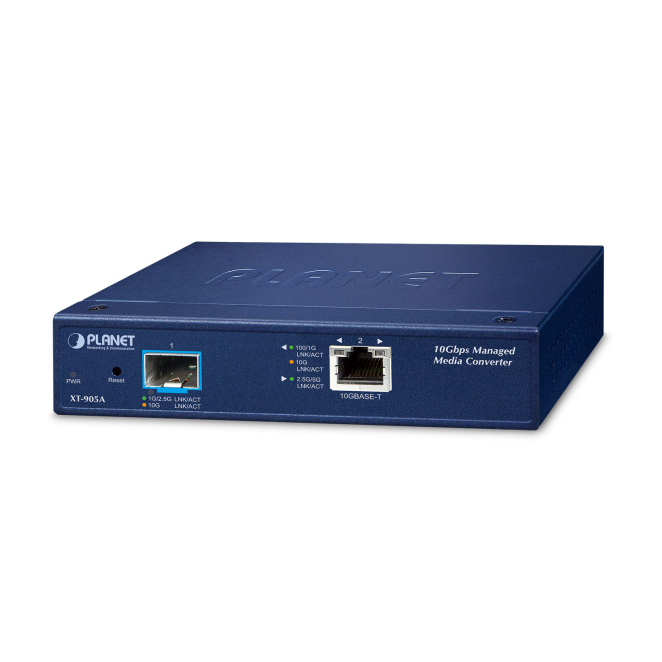 PLANET 1-Port convertidor de medio Azul