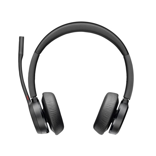 Poly Auriculares VOYAGER 4320-M certificados para Microsoft Teams con base de carga