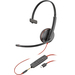 Poly Auriculares Blackwire C3215 monaural + estuche de transporte (paquete)