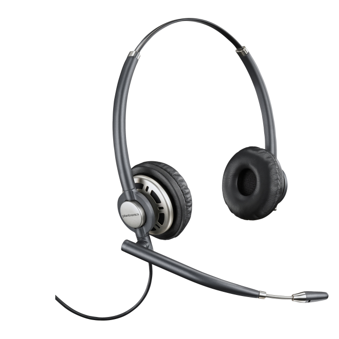 Poly Auriculares binaurales EncorePro 720 con desconexión rápida