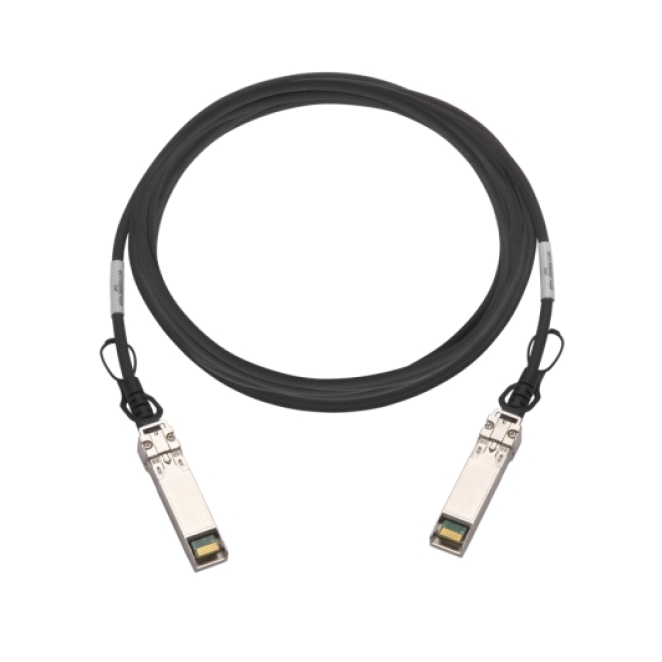 QNAP CAB-DAC50M-SFPP Cable de fibra óptica e InfiniBand 5 m SFP+ DAC Negro