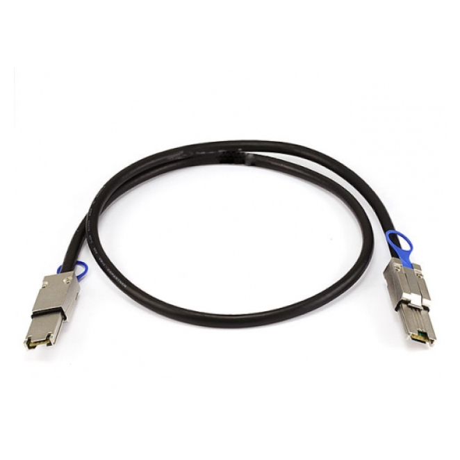QNAP CAB-SAS10M-8088 cable Serial Attached SCSI (SAS) 1 m Negro