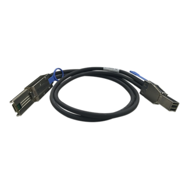 QNAP CAB-SAS30M-8644-8088 cable Serial Attached SCSI (SAS) 1 m Negro, Metálico