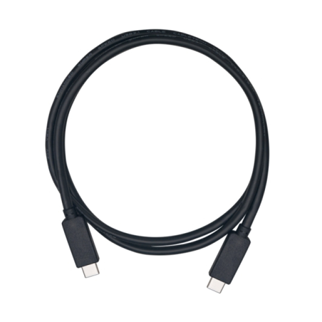QNAP USB3.1 GEN2 10G 1.0M TYPE-C TO TYPE-C CABLE cable USB USB 3.2 Gen 2 (3.1 Gen 2) 1 m USB C Negro