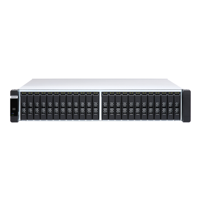QNAP ES2486dc NAS Bastidor (2U) Intel® Xeon® D D-2142IT 128 GB DDR4 0 TB QNAP Enterprise System Negro