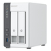 QNAP TS-216G NAS Torre Cortex-A Cortex-A55 4 GB 16 TB Unidad de disco duro Blanco